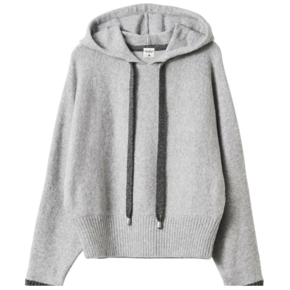 H&M x PRINGLE OF SCOTLAND Size XS Hoodie Sweater Preppy Cozy